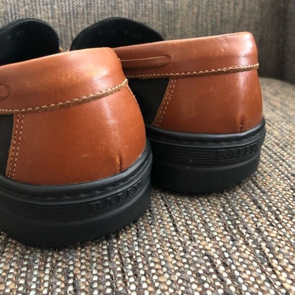 Bally 2 Tone Penny Loafers Mens Size 7 - Picture 4 of 8